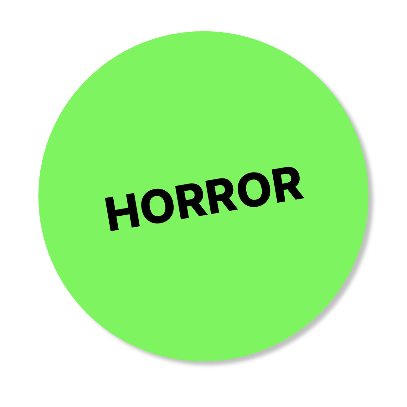 Horror Sticker
